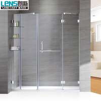 10mm Tempered Glas Frameless Shower Screen